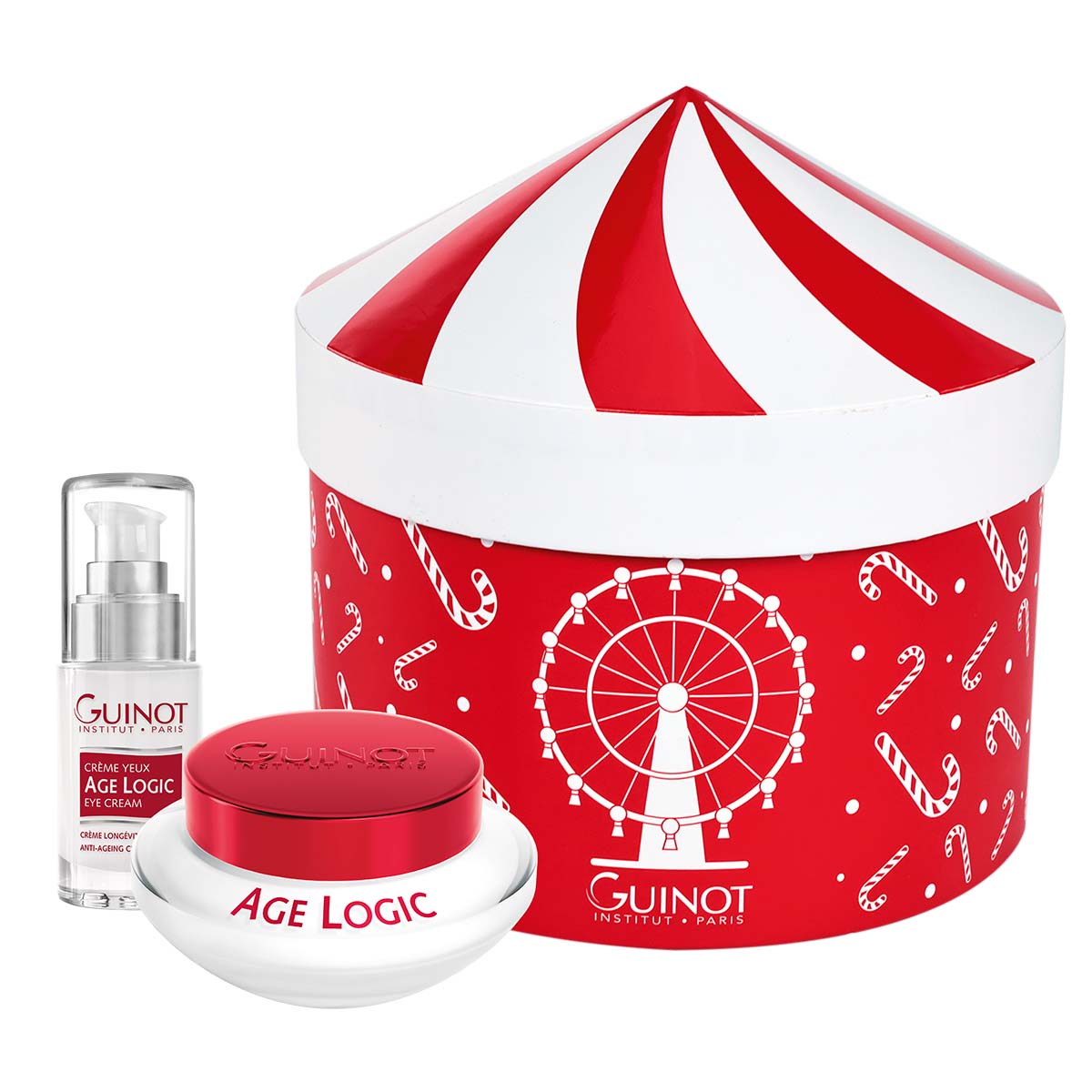 GUINOT COFFRET AGE LOGIC Geschenkset, 50ml+15ml, Einzelprodukte und Geschenkkarton