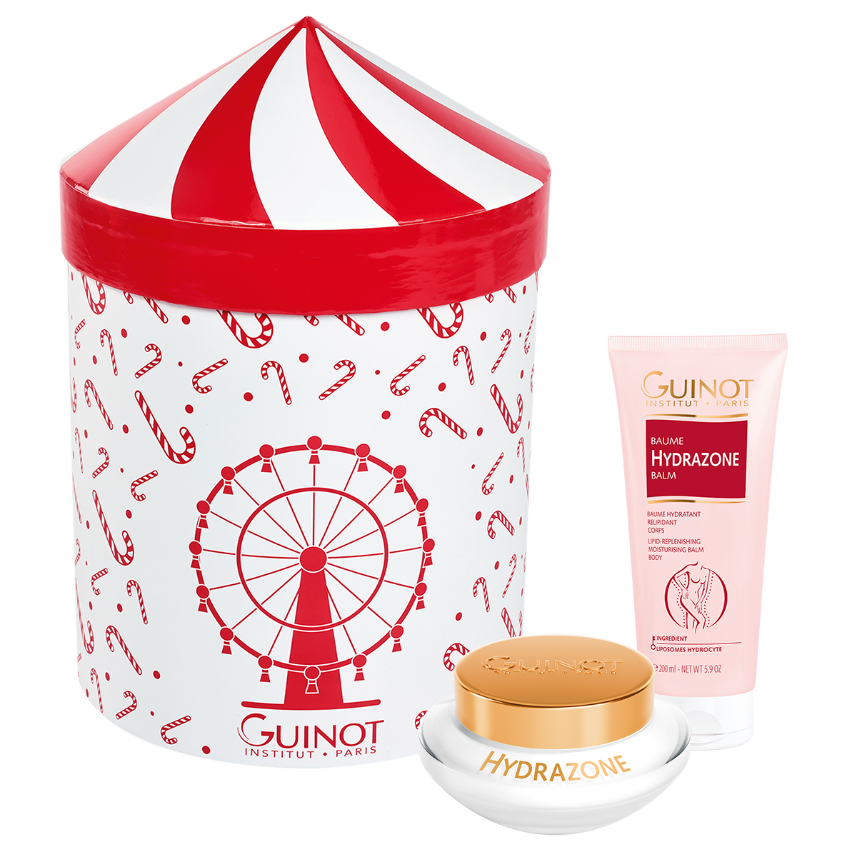 GUINOT COFFRET SOINS HYDRAZONE - Hydrazone Geschenkset, 50ml+200ml, Einzelprodukte und Geschenkkarton