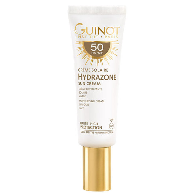 GUINOT Crème Solaire Hydrazone Visage LSF 50 – Sonnenschutz, 50ml, Tube