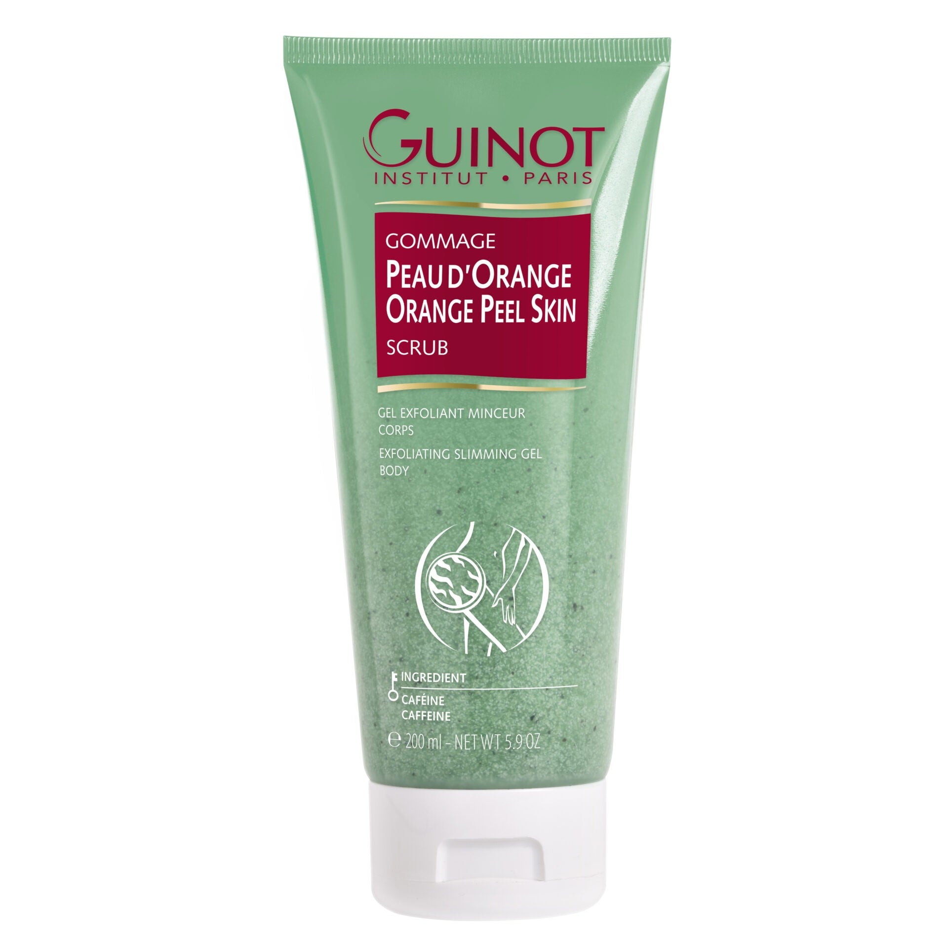 GUINOT Gommage Peau D'Orange – Körper-Peeling gegen Cellulite, 200ml, Tube