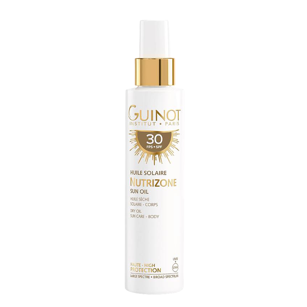 GUINOT Huile Solaire Nutrizone SPF 30 – Trockenöl Sonnenschutz, 150ml, Sprühflasche