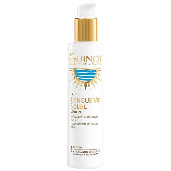 GUINOT Lait Longue Vie Soleil – After-Sun-Pflege, 150ml, Pumpspender