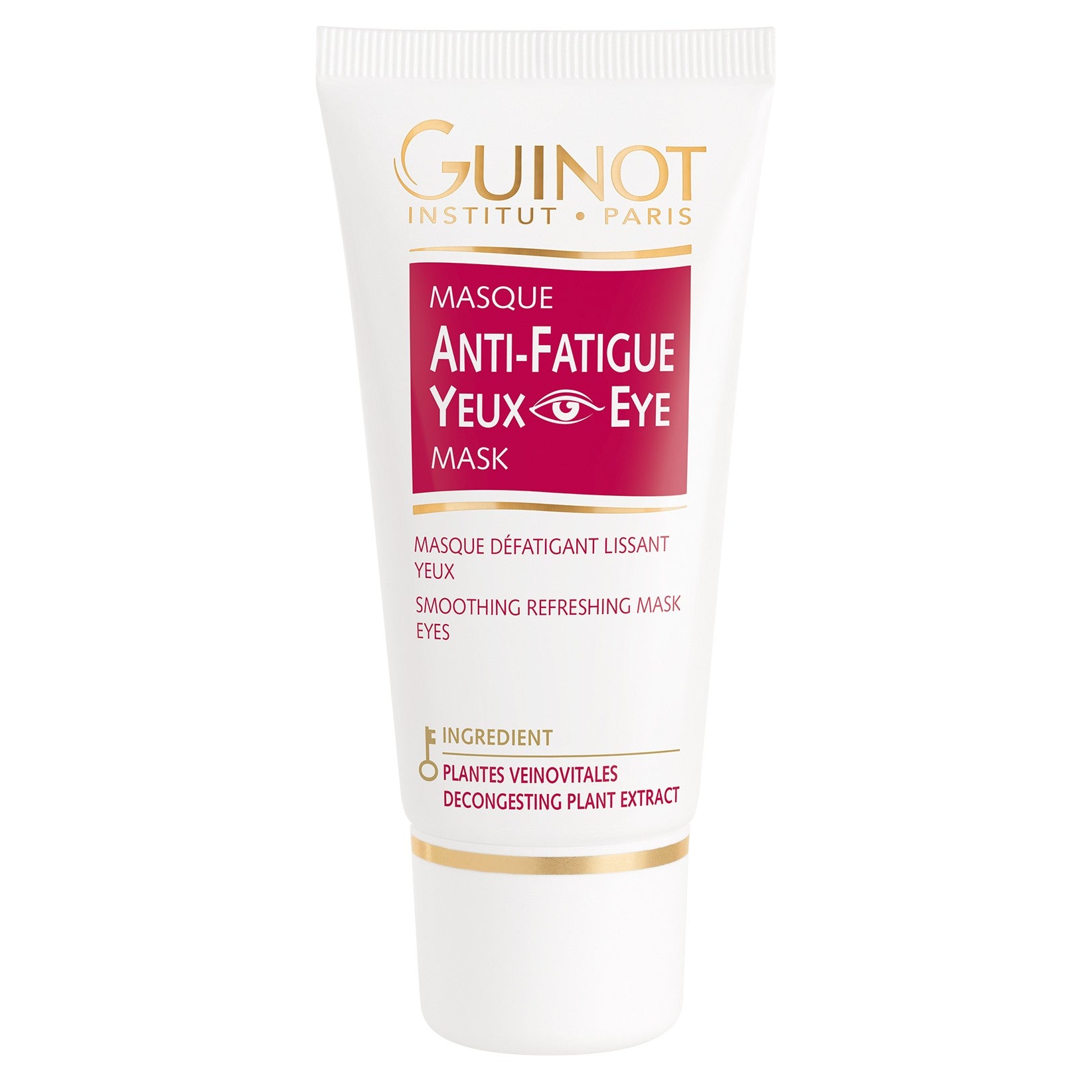 GUINOT Masque Anti-Fatigue Yeux – kühlende Augenmaske, 30ml, Tube