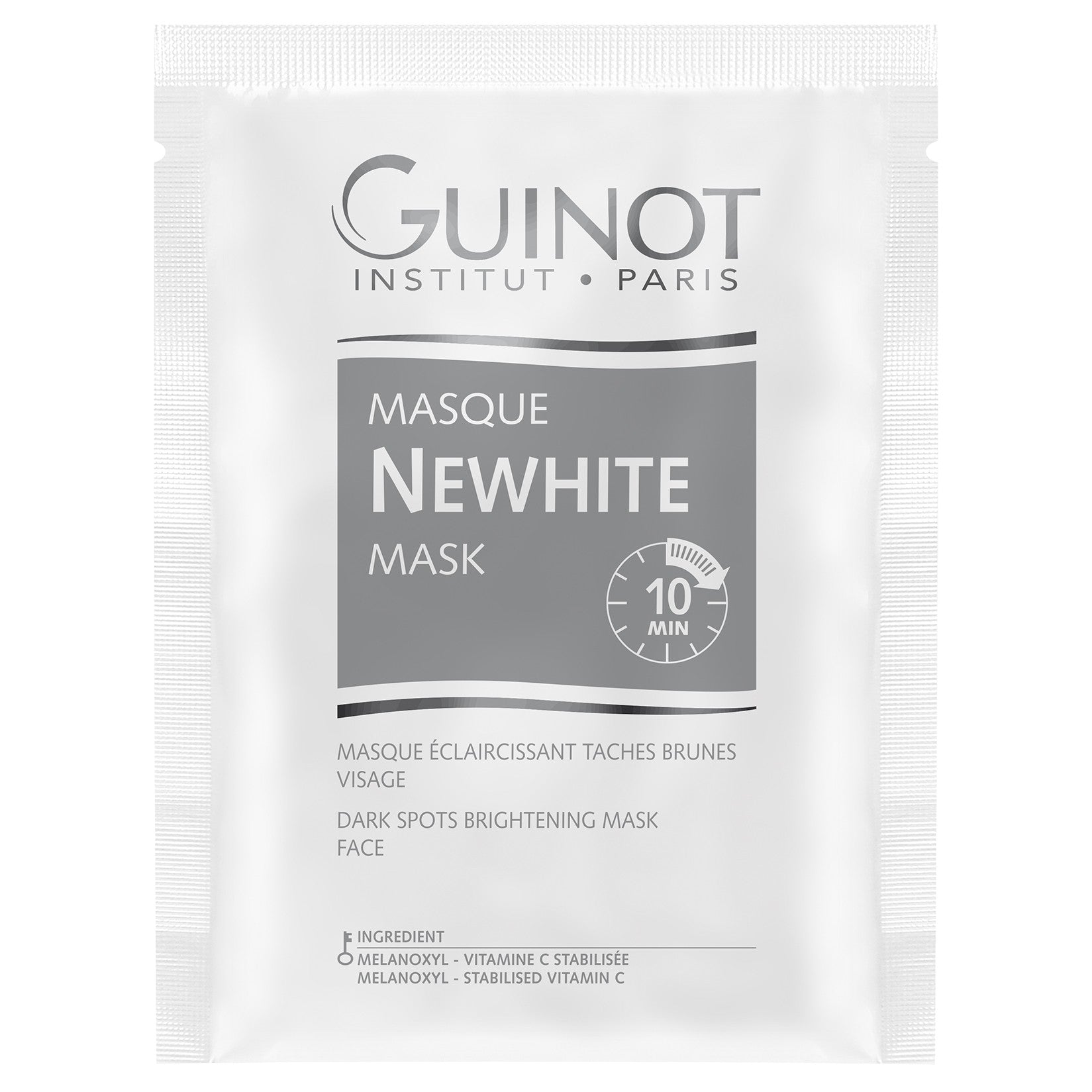 GUINOT Masque Newhite  – Aufhellende Vliesmaske, 7Stk, Sachet