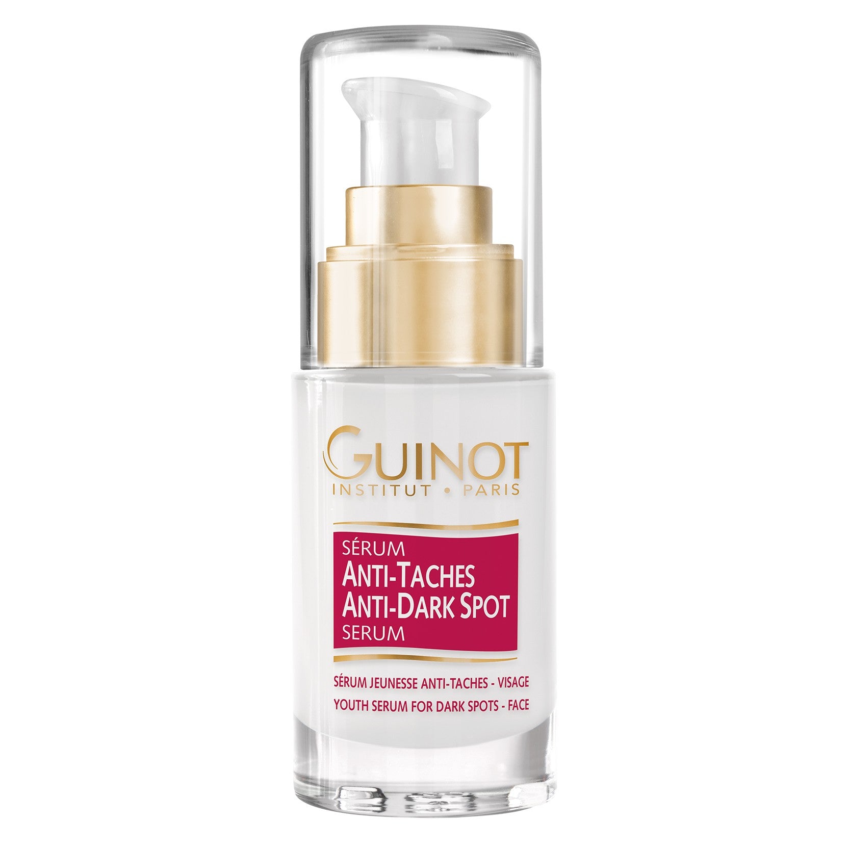 GUINOT Sérum Anti-Taches – Serum gegen Pigmentflecken, 23,5ml, Pumpspender