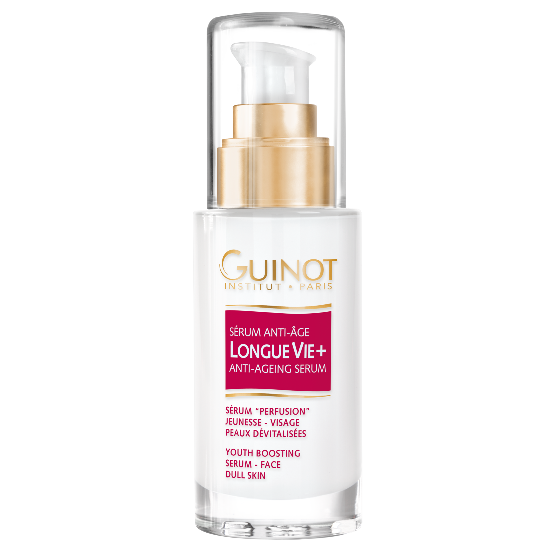GUINOT Sérum Longue Vie+  – Anti-Aging-Serum, 30ml, Pumpspender