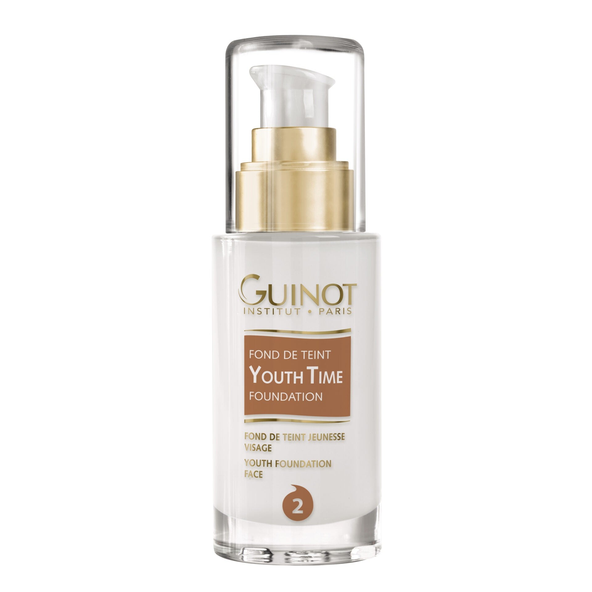 GUINOT Youth Time Foundation Nr. 2 – Anti-Aging Make-Up Pflege, 30ml