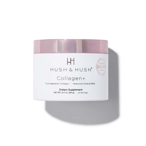 HUSH & HUSH Collagen+ – Nahrungsergänzung, 90g, Dose