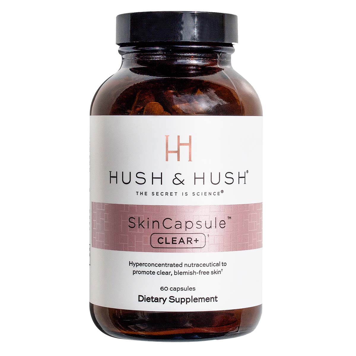 HUSH & HUSH Skincapsule™ Clear+ – Nutraceutical, 50g, Dose