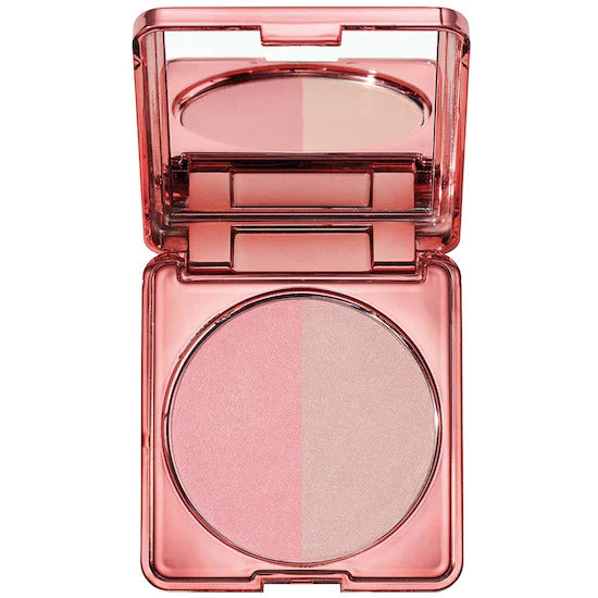 IKOS Puder Rouge Duo Rose – Leicht aufzutragen und nahtlos verblendbar für ein natürliches und vitales Aussehen., 8gr.