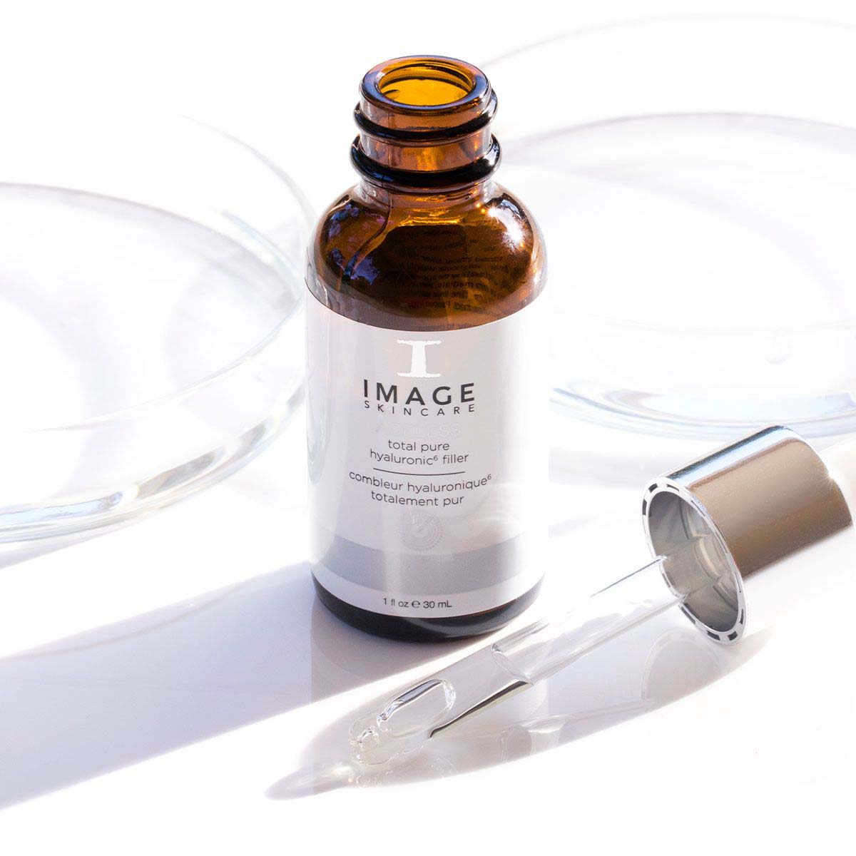IMAGE SKINCARE Ageless Total Pure Hyaluronic Filler , 30ml, Serum offen mit Glaspipette