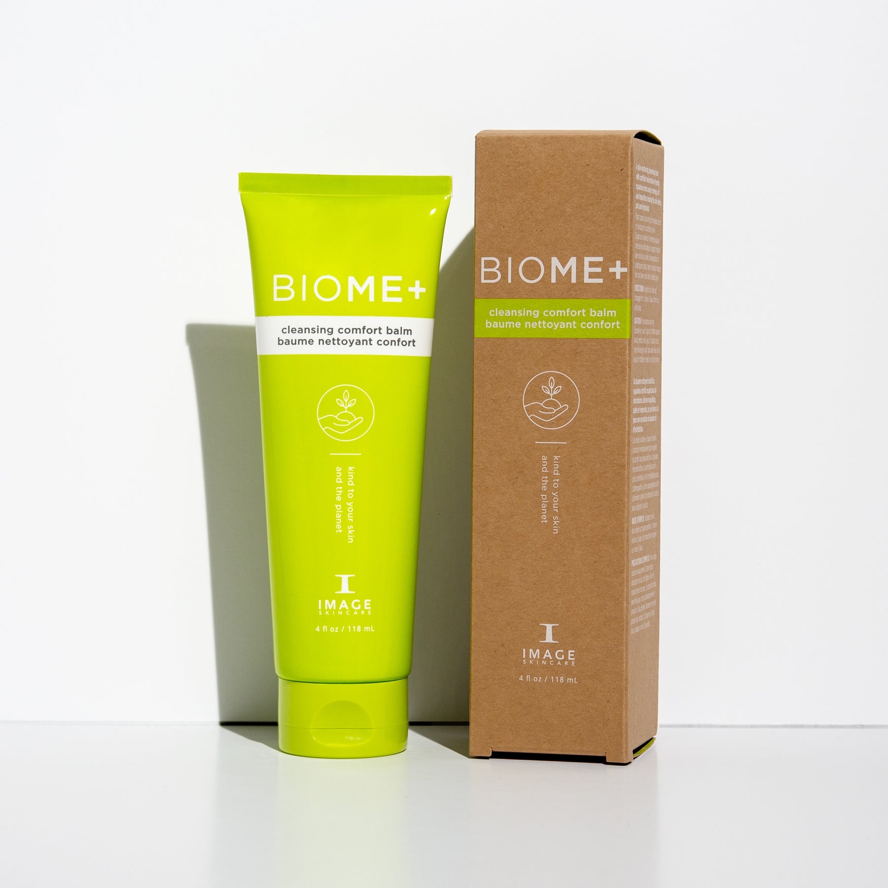 IMAGE SKINCARE BIOME+ cleansing comfort balm – Sanfter Reinigungsbalsam, 118ml, Tube und Umkarton