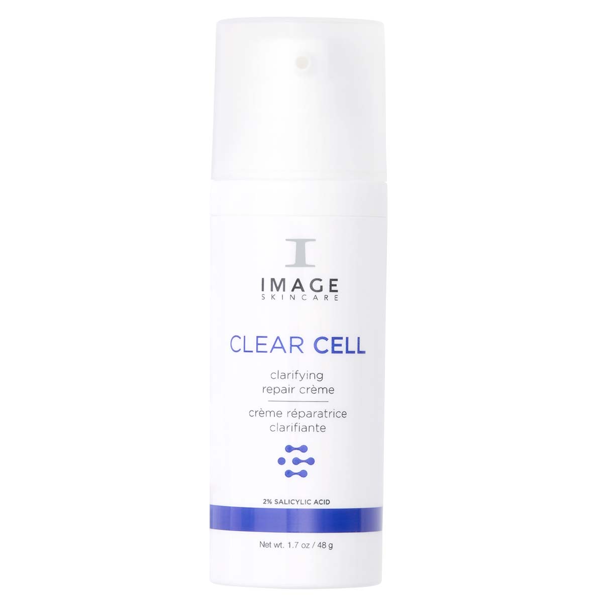IMAGE SKINCARE CLEAR CELL clarifying repair crème – Klärende Pflege, 48g, Pumpspender