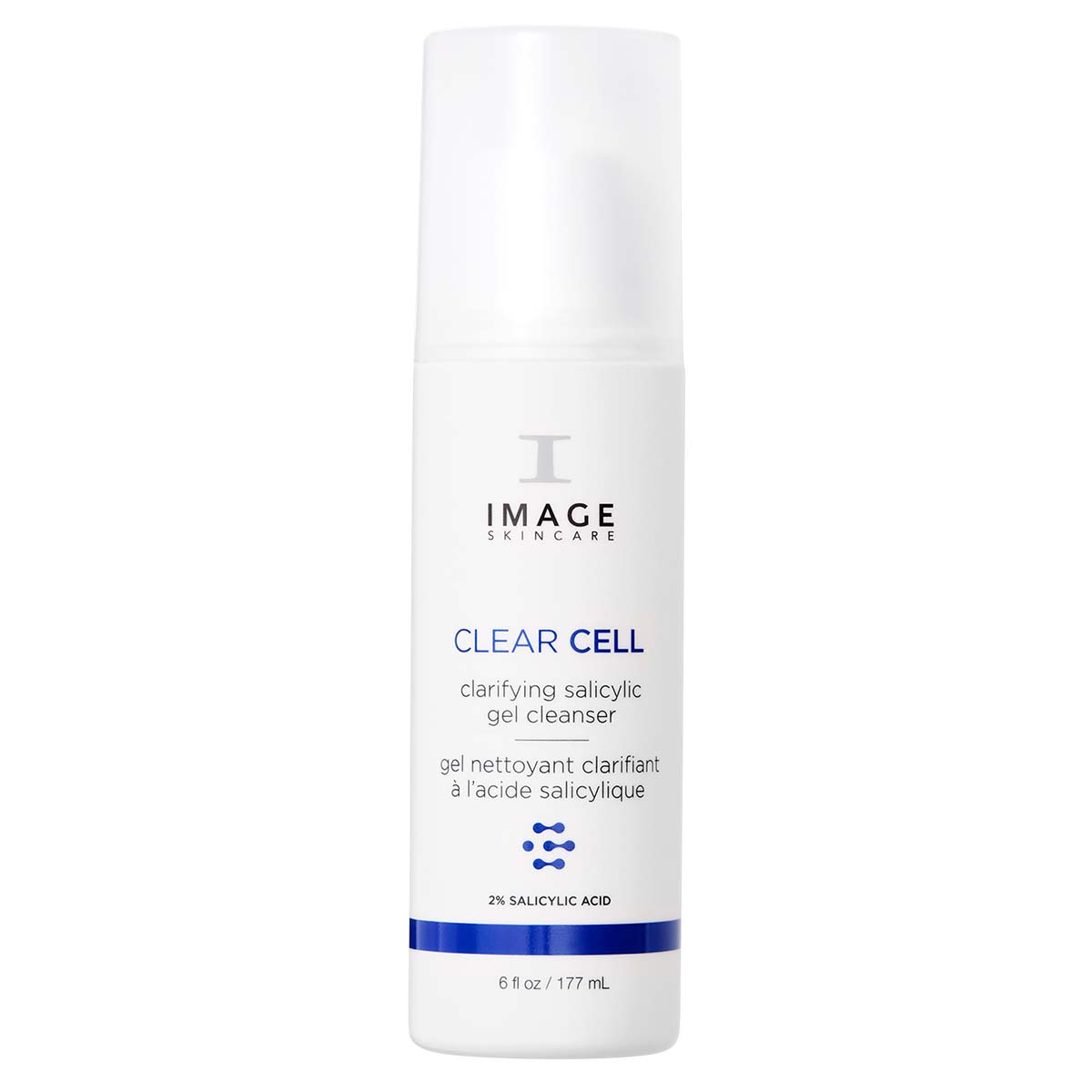 IMAGE SKINCARE CLEAR CELL Clarifying Salicylic Gel Cleanser – bei Akne und Hautunreinheiten, 177ml, Pumpspender