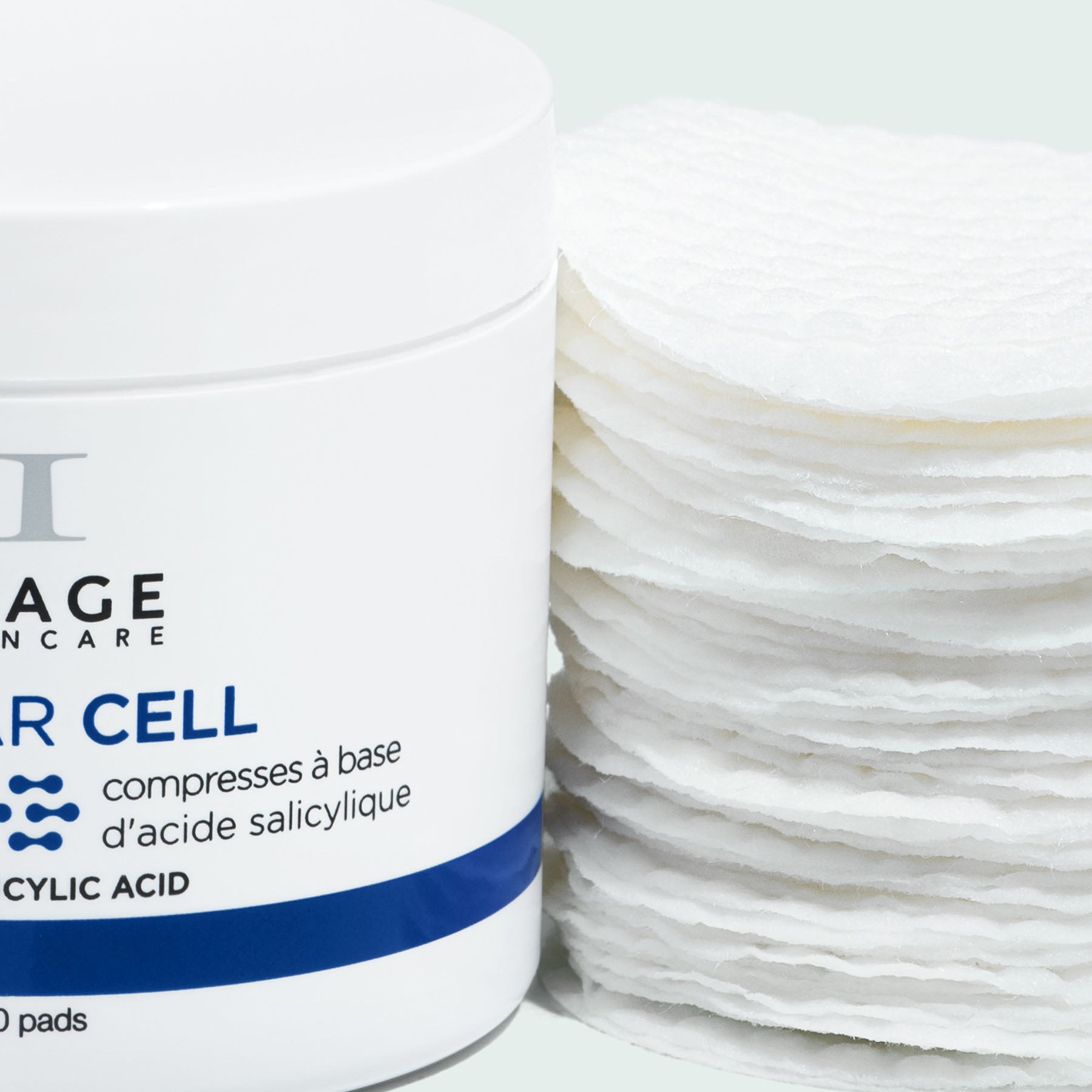 IMAGE SKINCARE CLEAR CELL Clarifying Salicylic Pads – Klärende Pads gegen Unreinheiten, 60Pads, Dose und Pads
