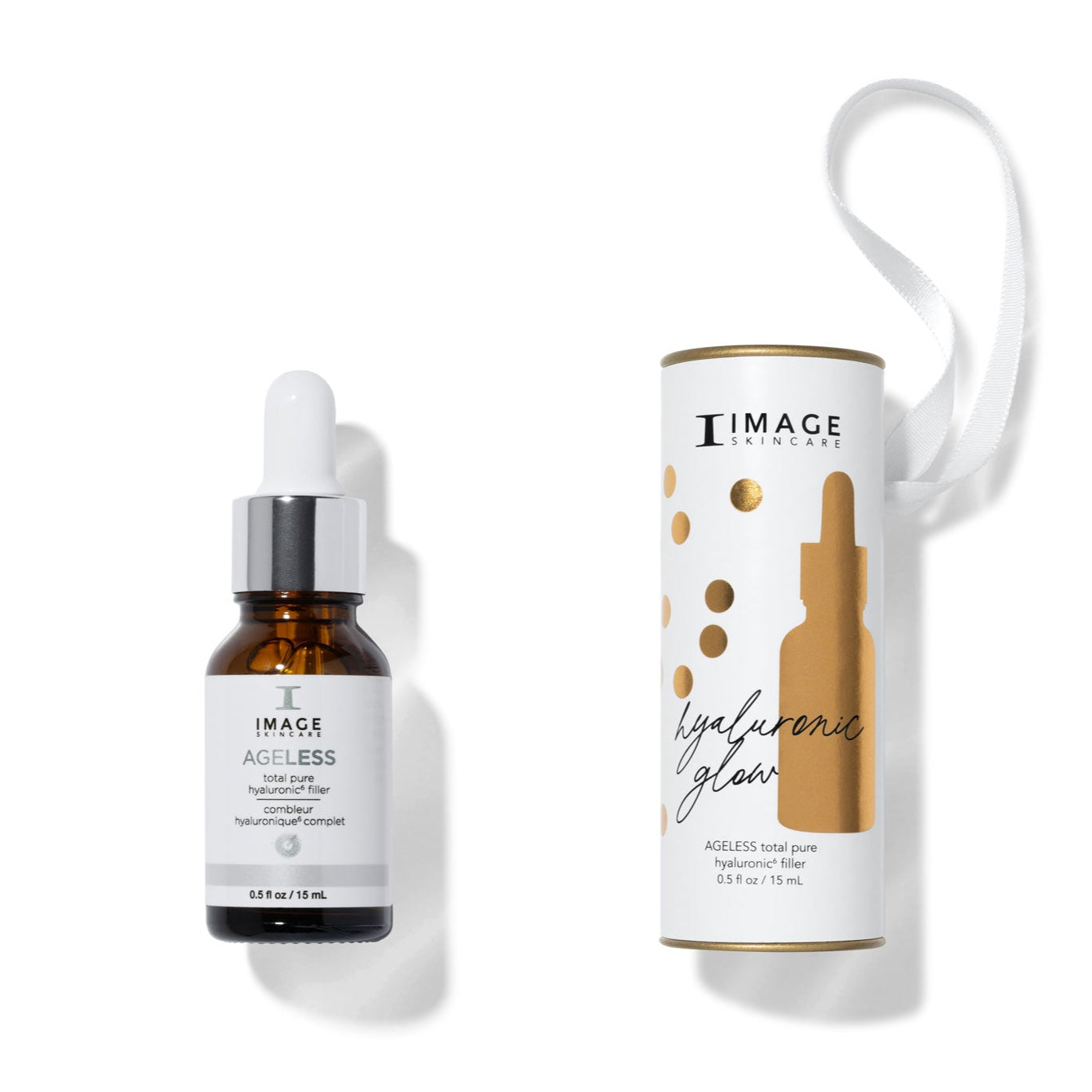 IMAGE SKINCARE IMAGE Hyaluronic Glow – Weihnachtsedition, 15ml, Pipettenflasche und Geschenkkarton
