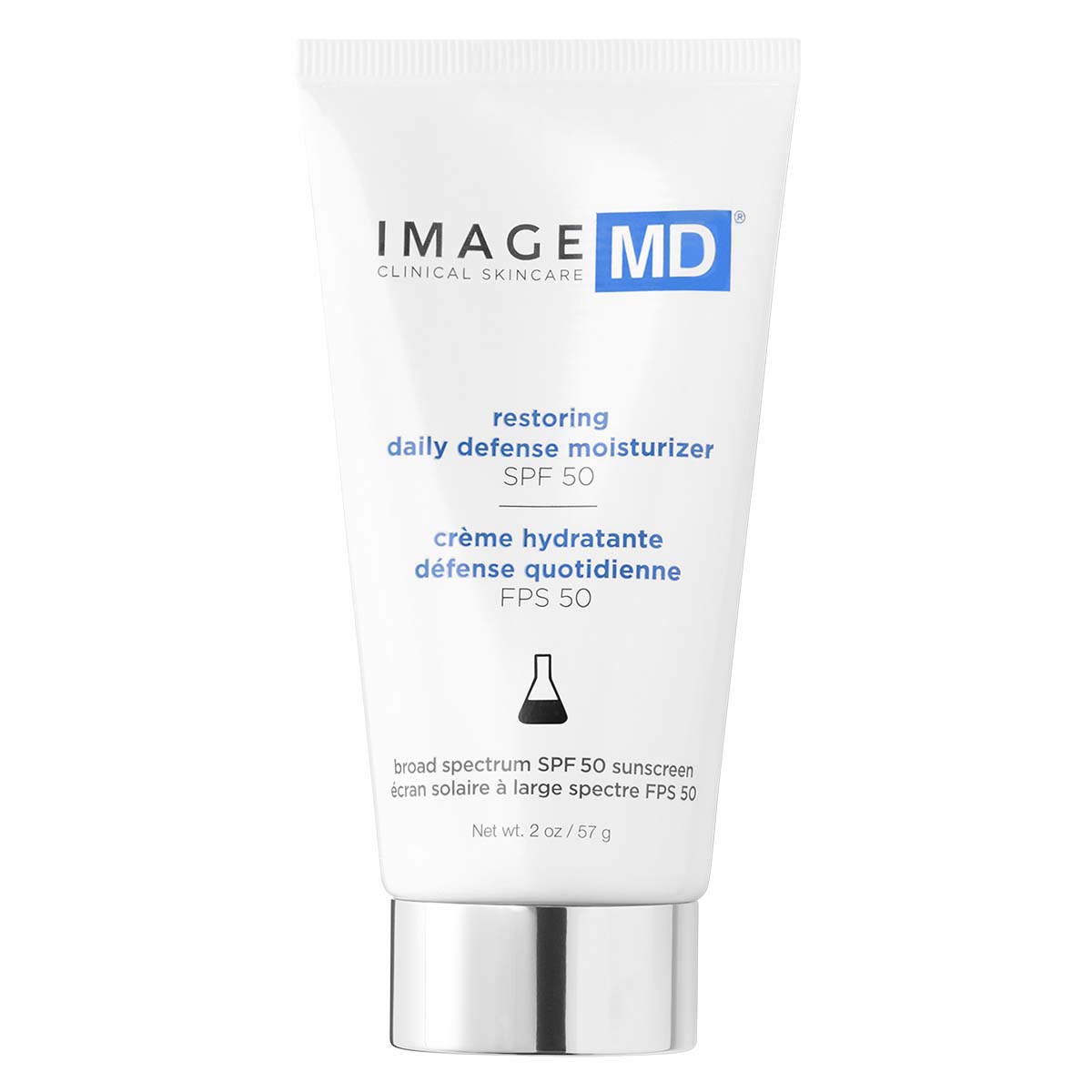 IMAGE SKINCARE MD Restoring Daily Defense Moisturizer SPF50 – Anti-Aging-Pflege mit UV-Schutz, 57g, Tube