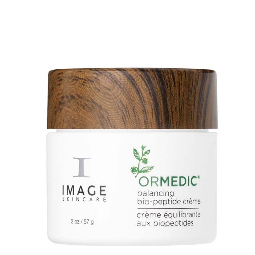 IMAGE SKINCARE Ormedic Balancing Bio-Peptide Crème – Sanfte Nachtpflege, 57g, Tiegel