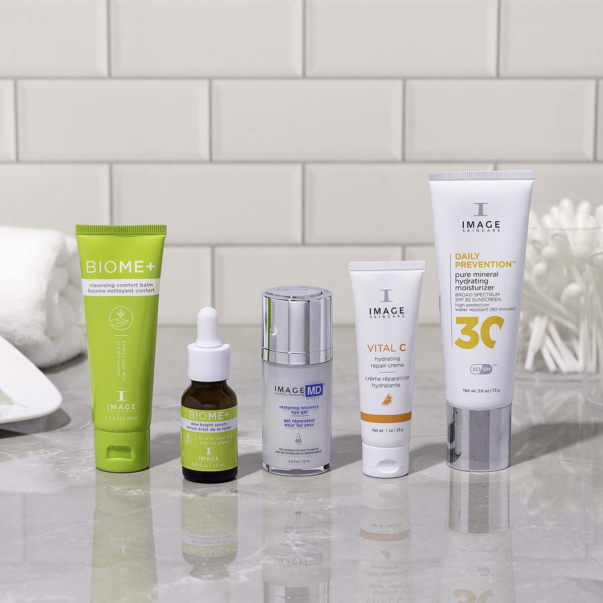 IMAGE SKINCARE Post-Injectable Skincare System – Pflege-Routine, 1stk, Produkte mit Badaccesoires