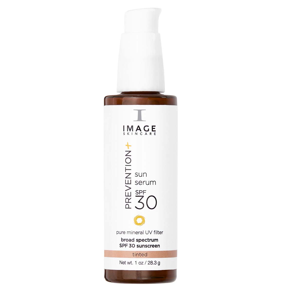 IMAGE SKINCARE Prevention+ sun serum tinted SPF 30 – Getöntes Sonnenschutzserum, 28,3g, Pumpspender