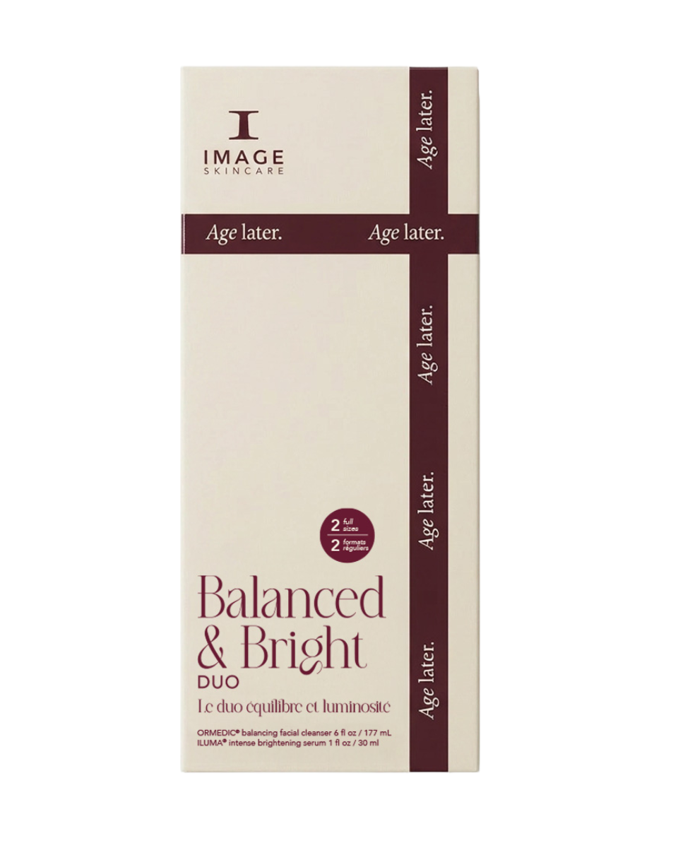 IMAGE SKINCARE the BALANCED & BRIGHT duo – Holiday Set 2026, 177ml+30ml, Umkarton