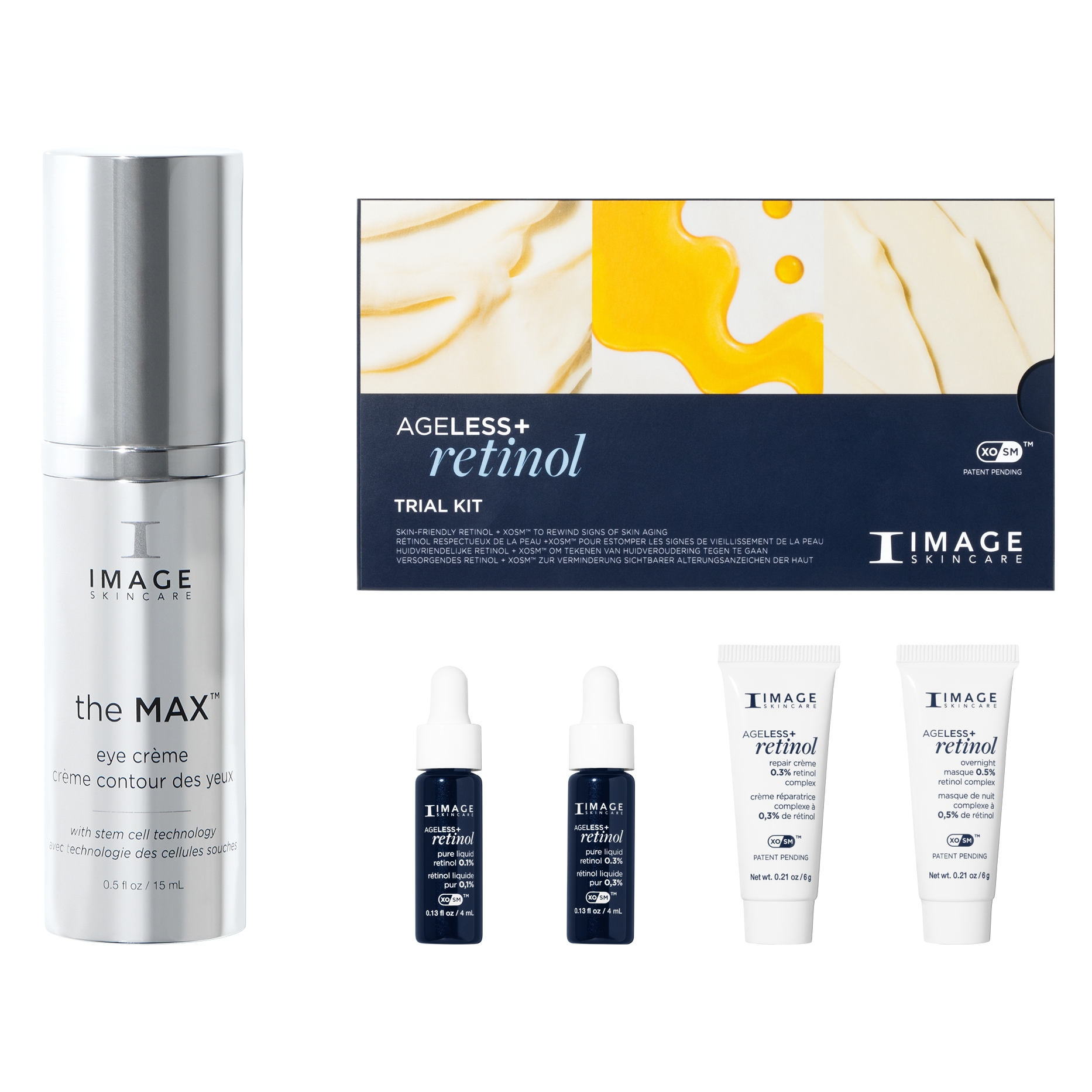 IMAGE SKINCARE the MAX Eye Crème Bundle – Anti-Aging & Retinolpflege im Set – black sale Angebot, 1stk, Einzelprodukte