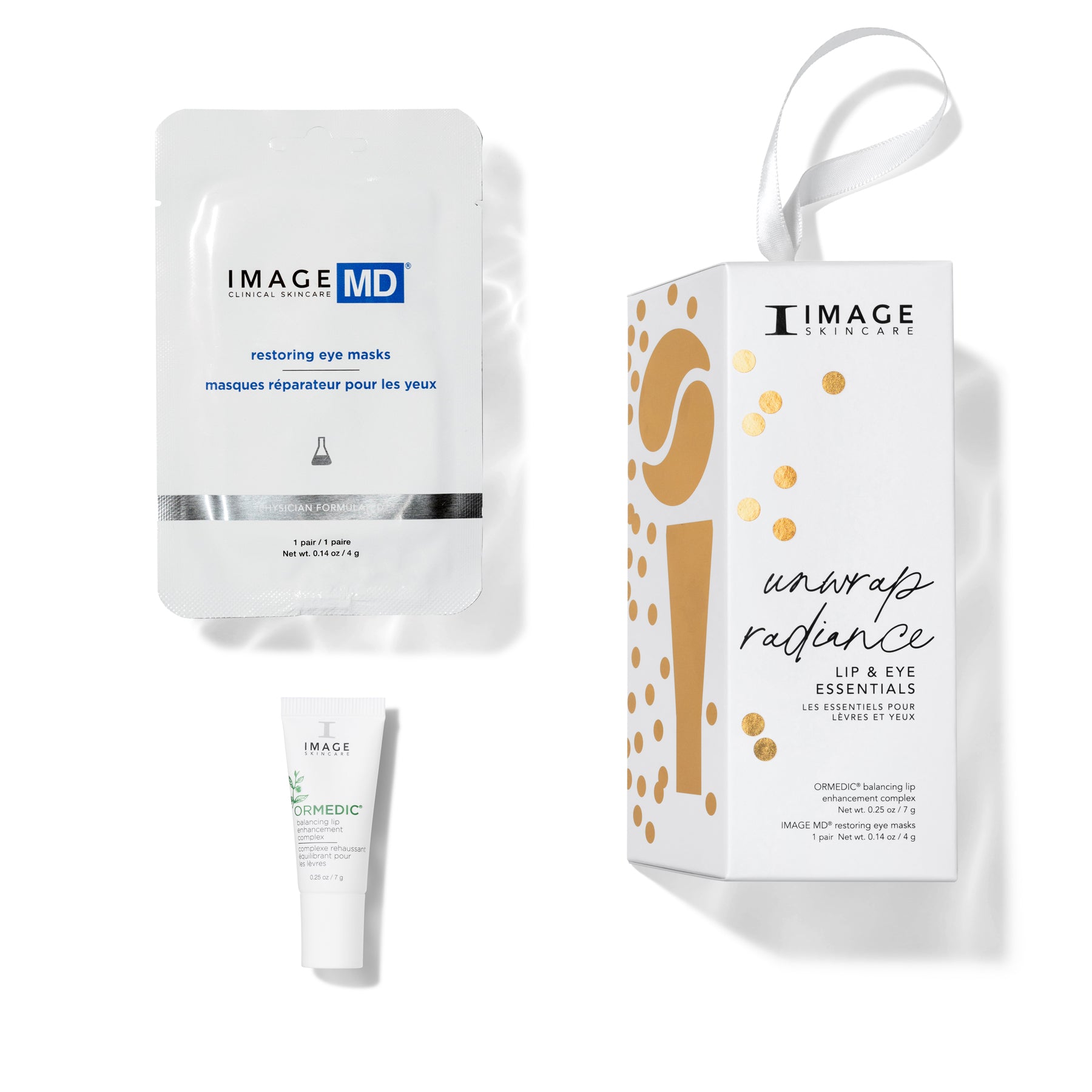 IMAGE SKINCARE Unwrap Radiance - Lip & Eye Essentials – Geschenk-Set, 1Stk, Einzelprodukte und Umkarton