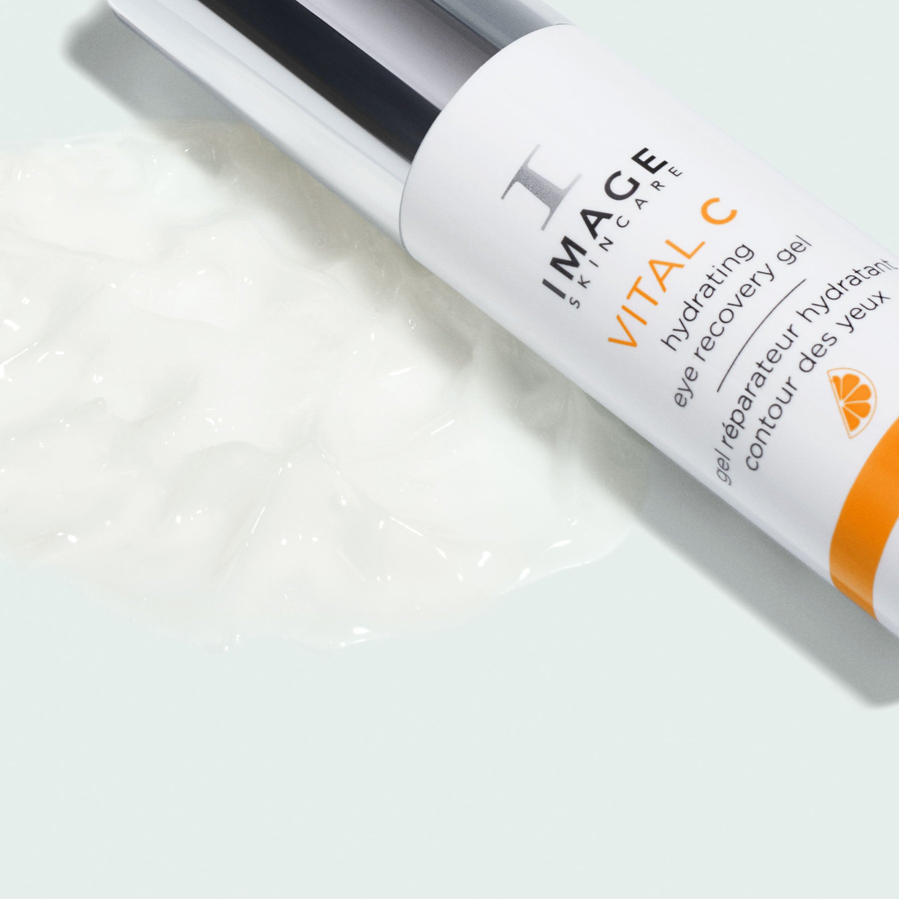 IMAGE SKINCARE Vital C Hydrating Eye Recovery Gel – Augenpflege gegen Augenringe & Fältchen, 15ml, Pumpspender mit Produktprobe