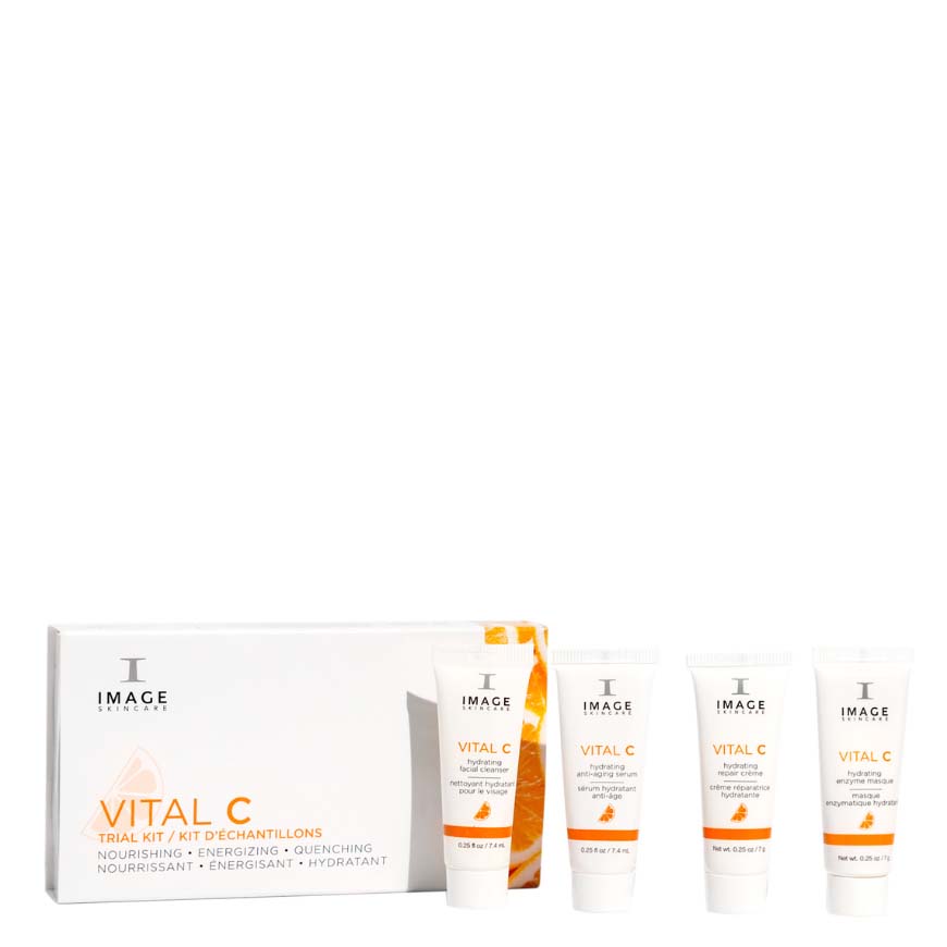 IMAGE SKINCARE Vital C Travel/Trial Kit – Vital C Pflegeroutine, 4x7g