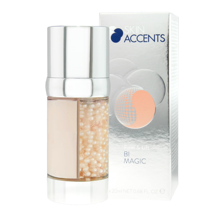 INSPIRA:COSMETICS Bi Magic FIRM & LIFT – Straffendes Serum & nährende Creme kombinierbar nach Hautbedürfnis, 2x20ml, Pumpspender und Umkarton