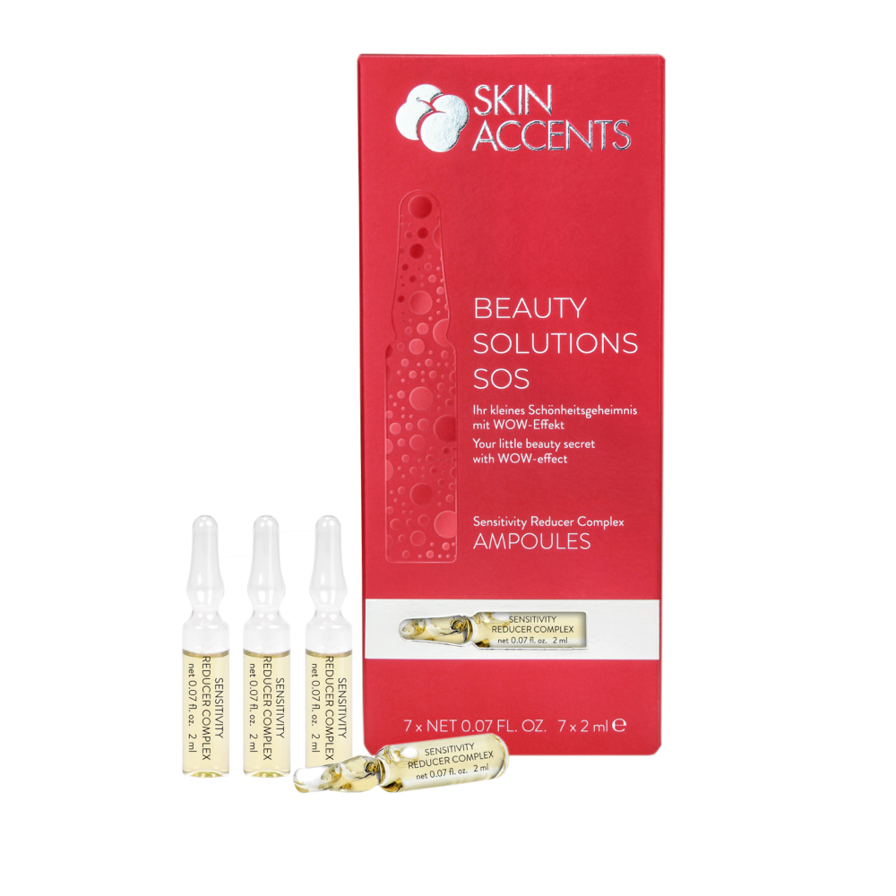 INSPIRA:COSMETICS Sensitivity Reducer Complex – Beruhigende 7-Tage-Kur für sensible Haut, 7x2ml, Ampullen und Umkarton