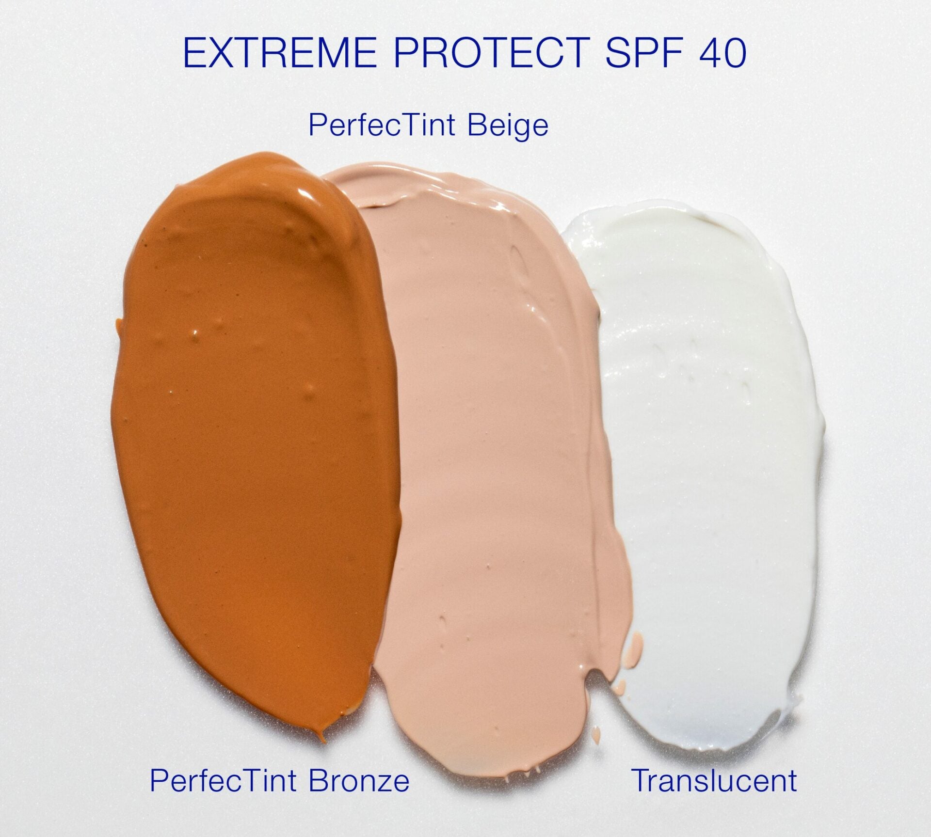 IS CLINICAL Extreme Protect SPF40 PerfecTint beige – Getönter Hightech-Sonnenschutz, 100g, Extreme Protect SPF40 Swatches
