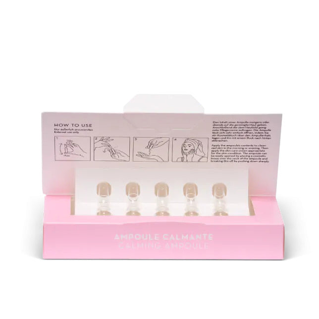 JEAN D'ARCEL ampoule calmante | calming ampoule – Beruhigendes Konzentrat gegen Rötungen & Stressreaktionen, 5x2ml, Ampullen in Umkarton