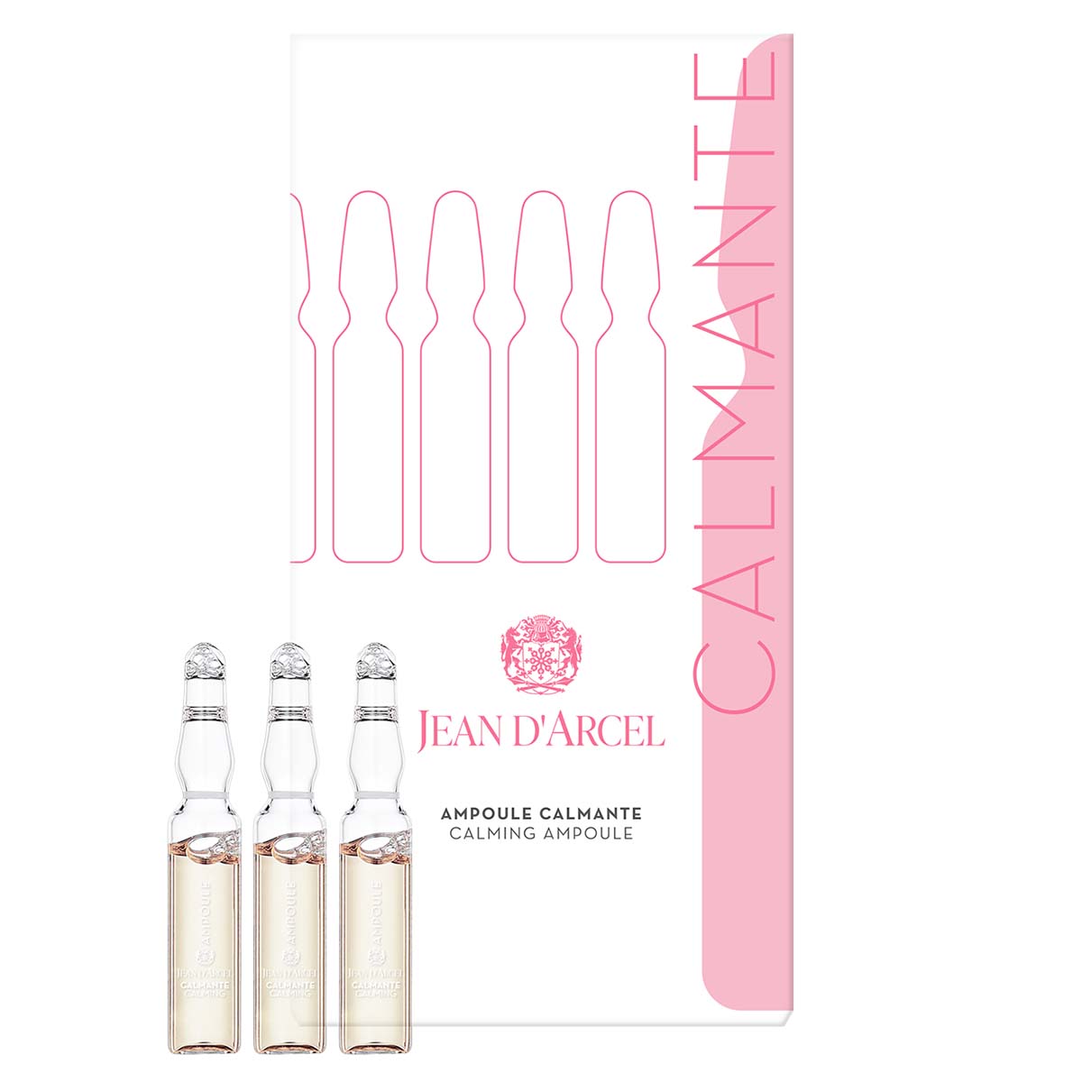 JEAN D'ARCEL ampoule calmante | calming ampoule – Beruhigendes Konzentrat gegen Rötungen & Stressreaktionen, 5x2ml