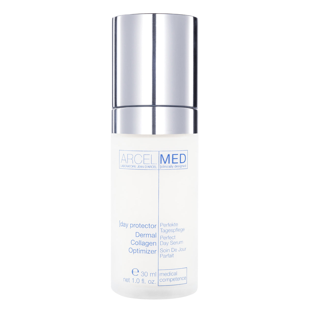 JEAN D'ARCEL ARCELMED Dermal Collagen Optimizer [day protector – Feuchtigkeit & Glättung für ein strafferes Hautbild, 30ml, Pumpspender