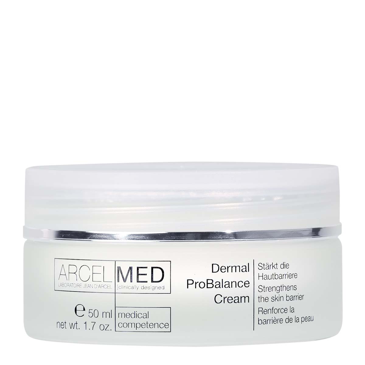 JEAN D'ARCEL ARCELMED Dermal ProBalance Cream – Pflegecreme mit Pre- & Probiotika für sensible Haut, 50ml, Tiegel