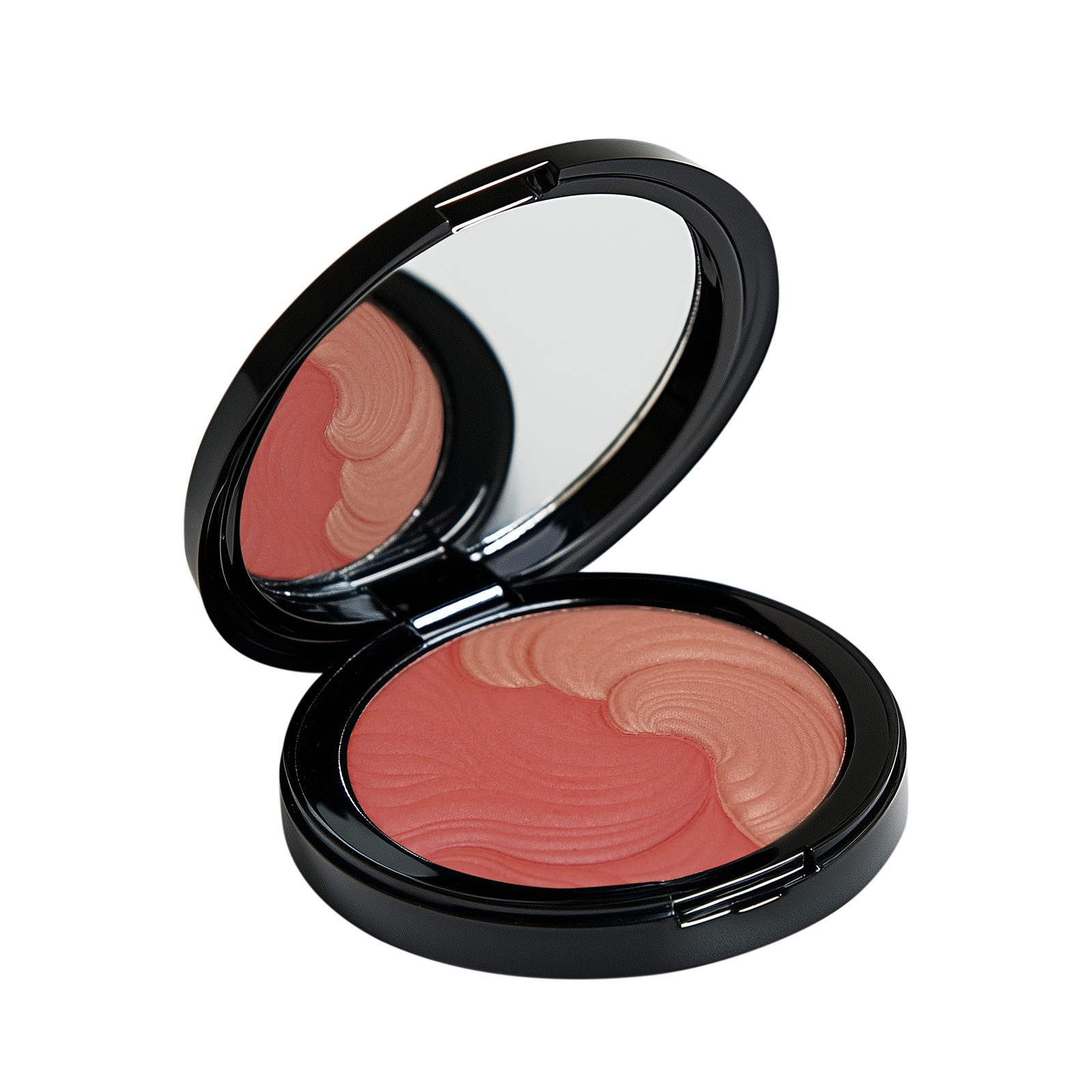 JEAN D'ARCEL blusher powder – no. 02 warm rose, 12,5g, Spiegeldose offen