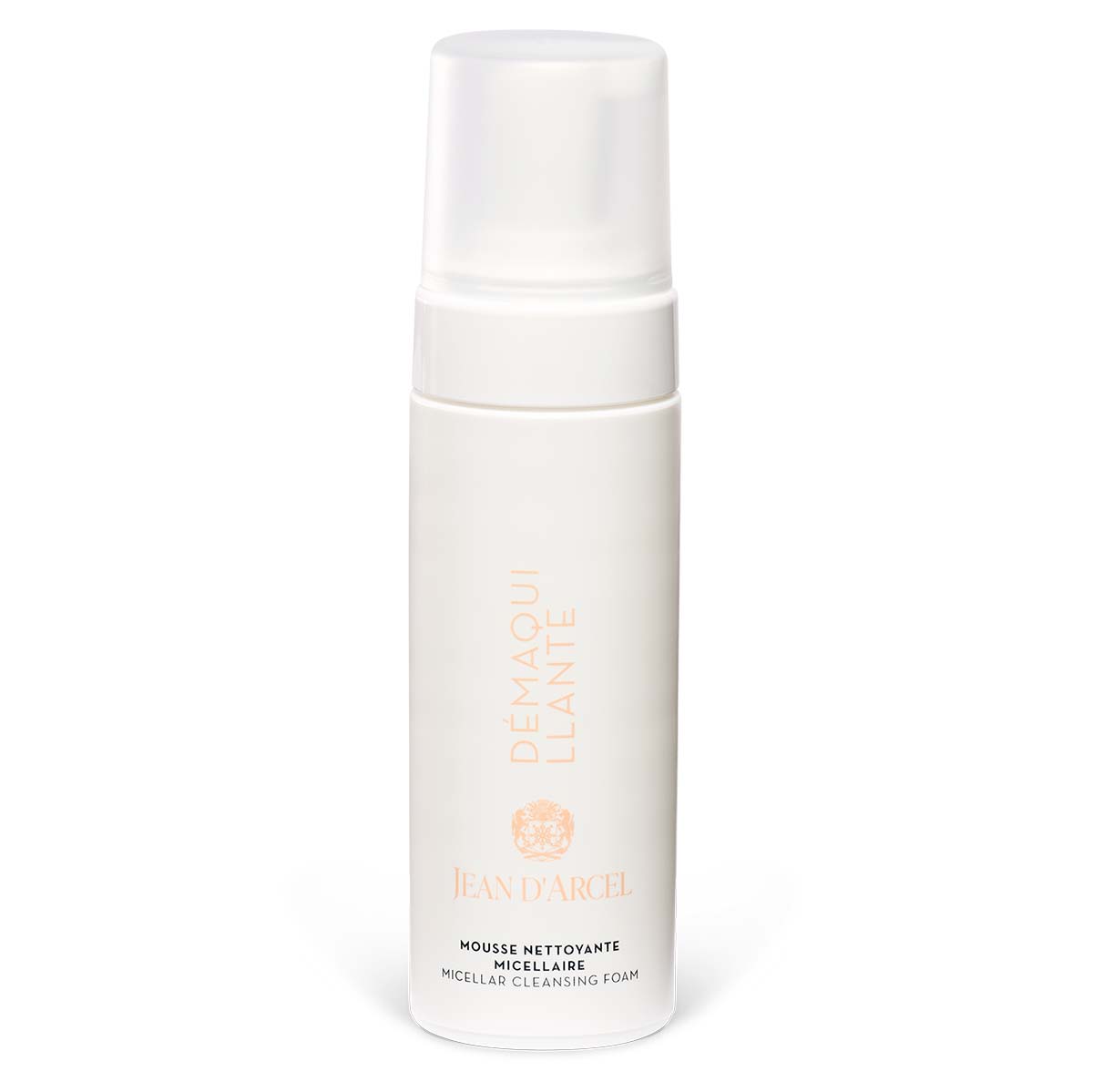 JEAN D'ARCEL DÉMAQUILLANTE micellar cleansing foam – Mizellenschaum, 150ml, Pumpspender