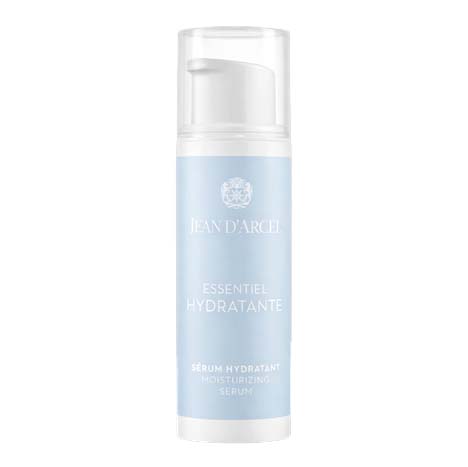 JEAN D'ARCEL ESSENTIEL sérum hydratante - moisturizing serum – Feuchtigkeitsspendendes Serum mit Hyaluron & Aloe Vera, 10ml, Pumpspender