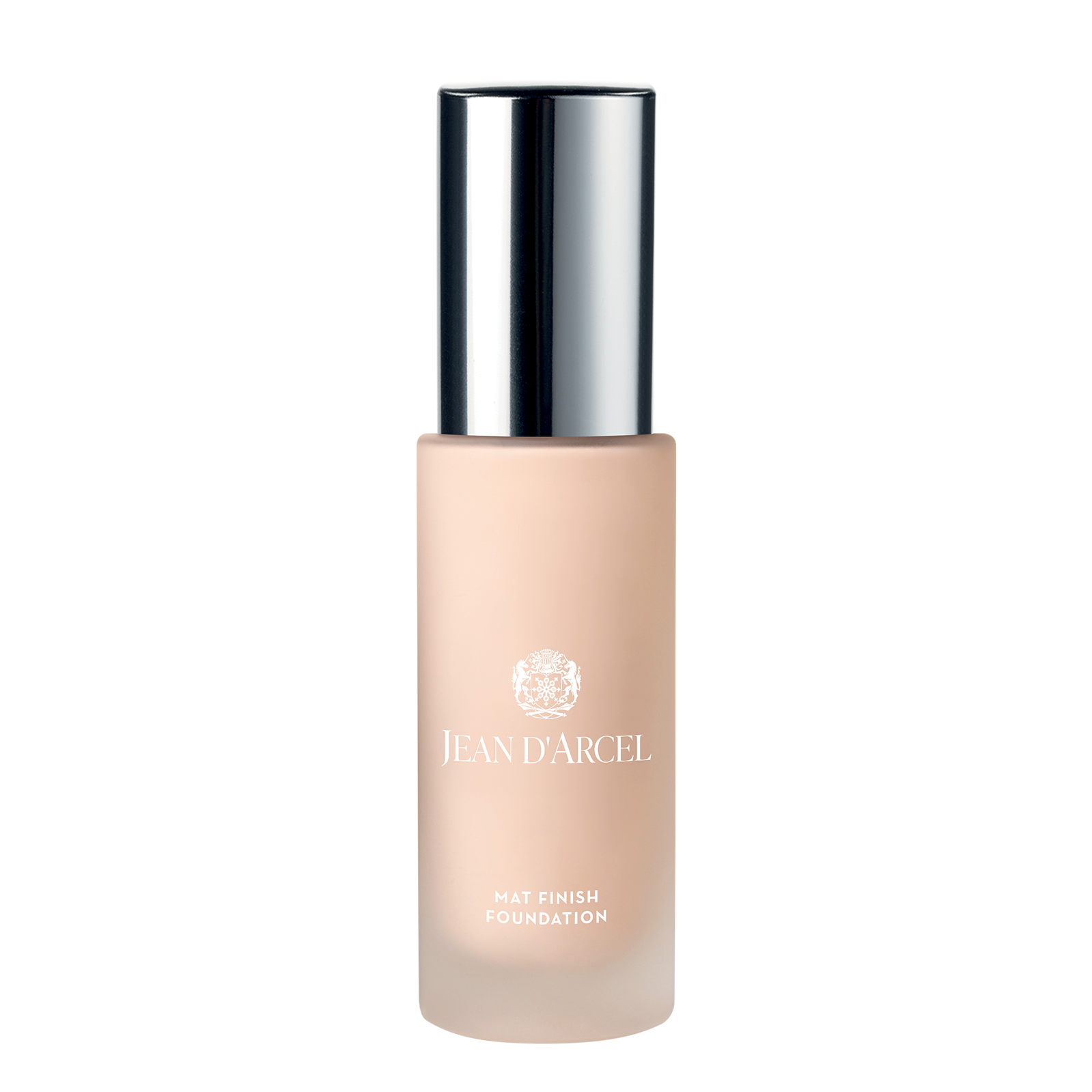 JEAN D'ARCEL Mat Finish Foundation – light ivory, 30ml, Pumpspender