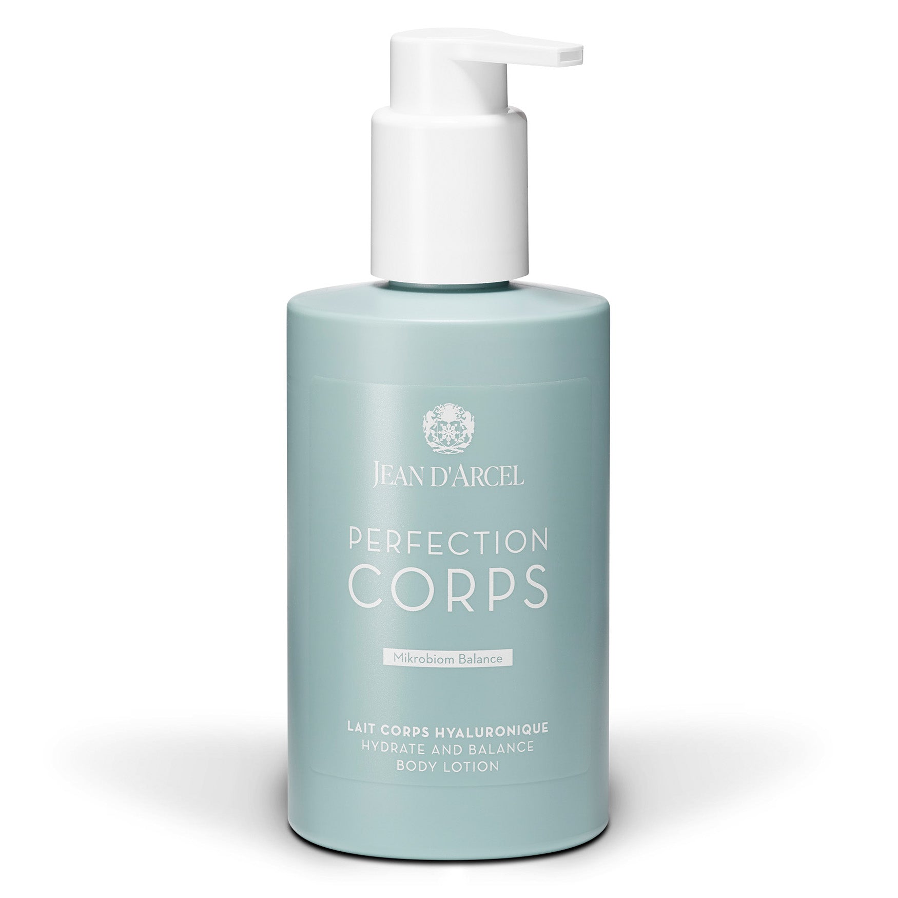 JEAN D'ARCEL PERFECTION CORPS lait corps hyaluronique – Leichte Körpermilch mit Hyaluronsäure, 200ml, Pumpspender