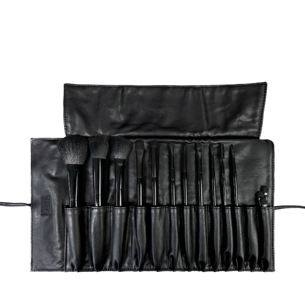 JEAN D'ARCEL Pinselset, 1Stk, Pinseltasche offen mit Inhalt