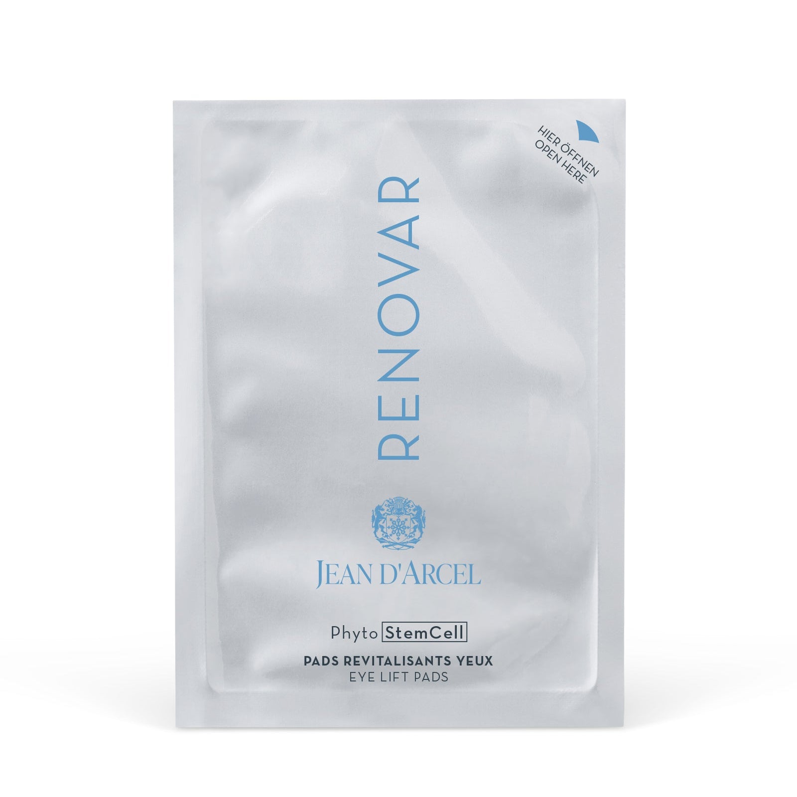 JEAN D'ARCEL RENOVAR Phyto StemCell pads revitalisants yeux – Glättende Augenpads, 10x2 Pads, Einzelsachet