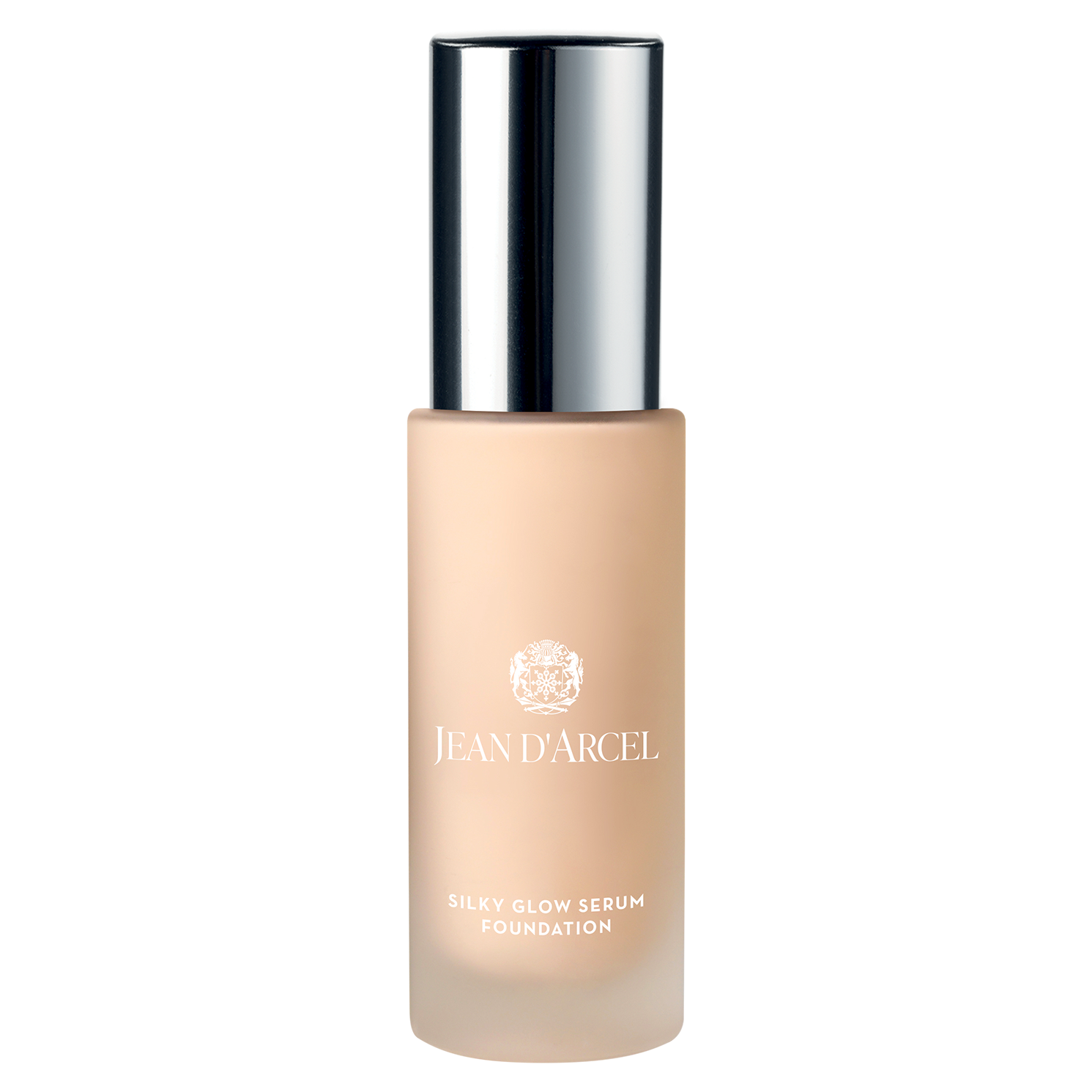 JEAN D'ARCEL Silky Glow Serum Foundation – neutral sand, 30ml, Pumpspender