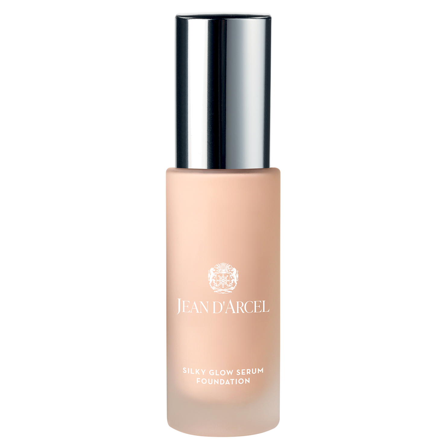 JEAN D'ARCEL Silky Glow Serum Foundation – medium porcelain, 30ml, Pumpspender