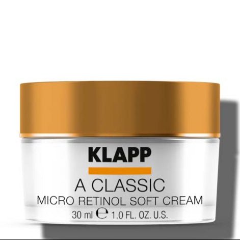 KLAPP A CLASSIC Micro Retinol Soft Cream – Anti-Aging-Pflege, 30ml, Tiegel