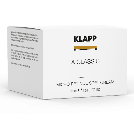 KLAPP A CLASSIC Micro Retinol Soft Cream – Anti-Aging-Pflege, 30ml, Umkarton