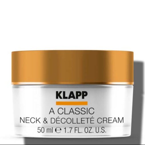 KLAPP A CLASSIC Neck & Décolleté Cream – Anti-Aging Intensivpflege, 50ml, Tiegel