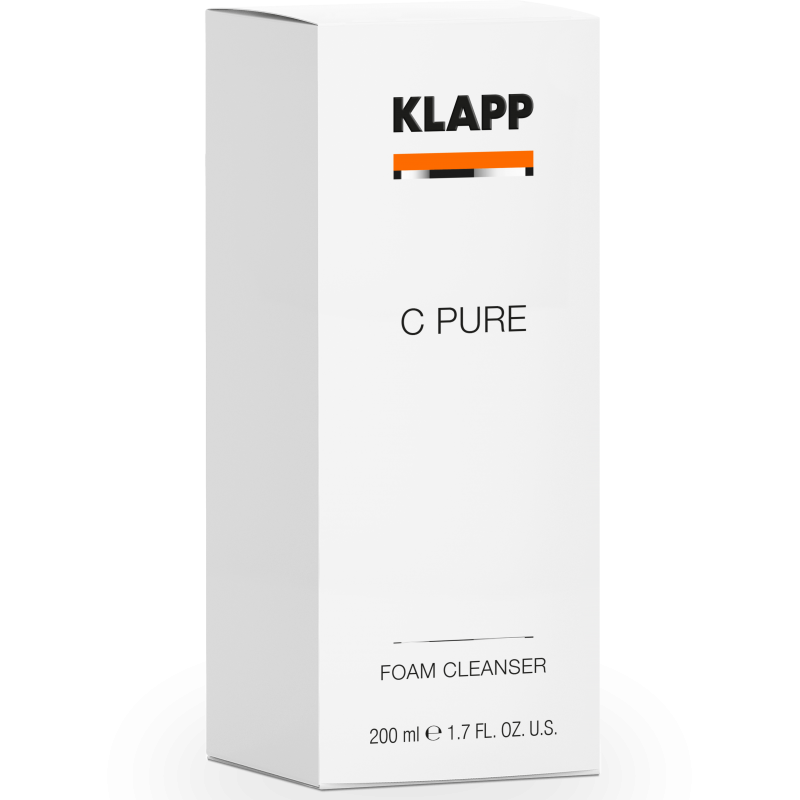 KLAPP C PURE Foam Cleanser – Reinigungsschaum mit Vitamin-Cocktail, 200ml, Umkarton