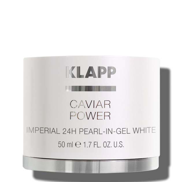 KLAPP Caviar Power Imperial 24 h Pearl-in-Gel White – Anti-Aging-Pflege, 50ml, Tiegel